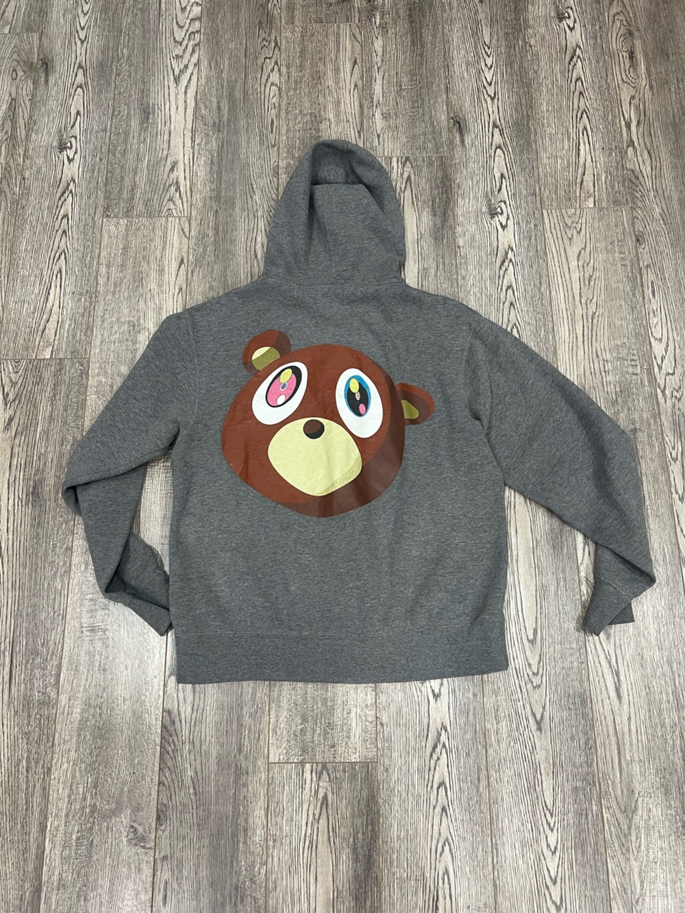 Kanye West Glow In The Dark Tour Men’s Heather Gray Hoodie 2007